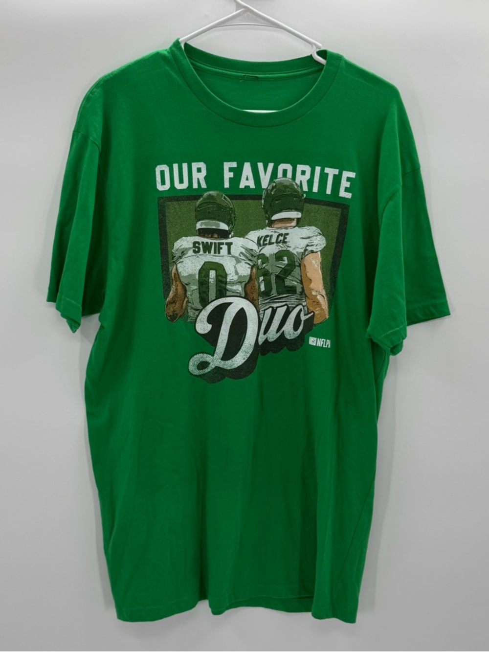 Green 'Our Favorite Duo' Graphic Tee - Players Back Print